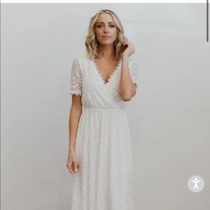 White Wedding/Rehearsal Dinner Dress